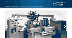 Desktop Screenshot of burkhardt-weber.de